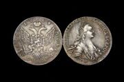 Монета полтина 1764 год СА Екатерина 2