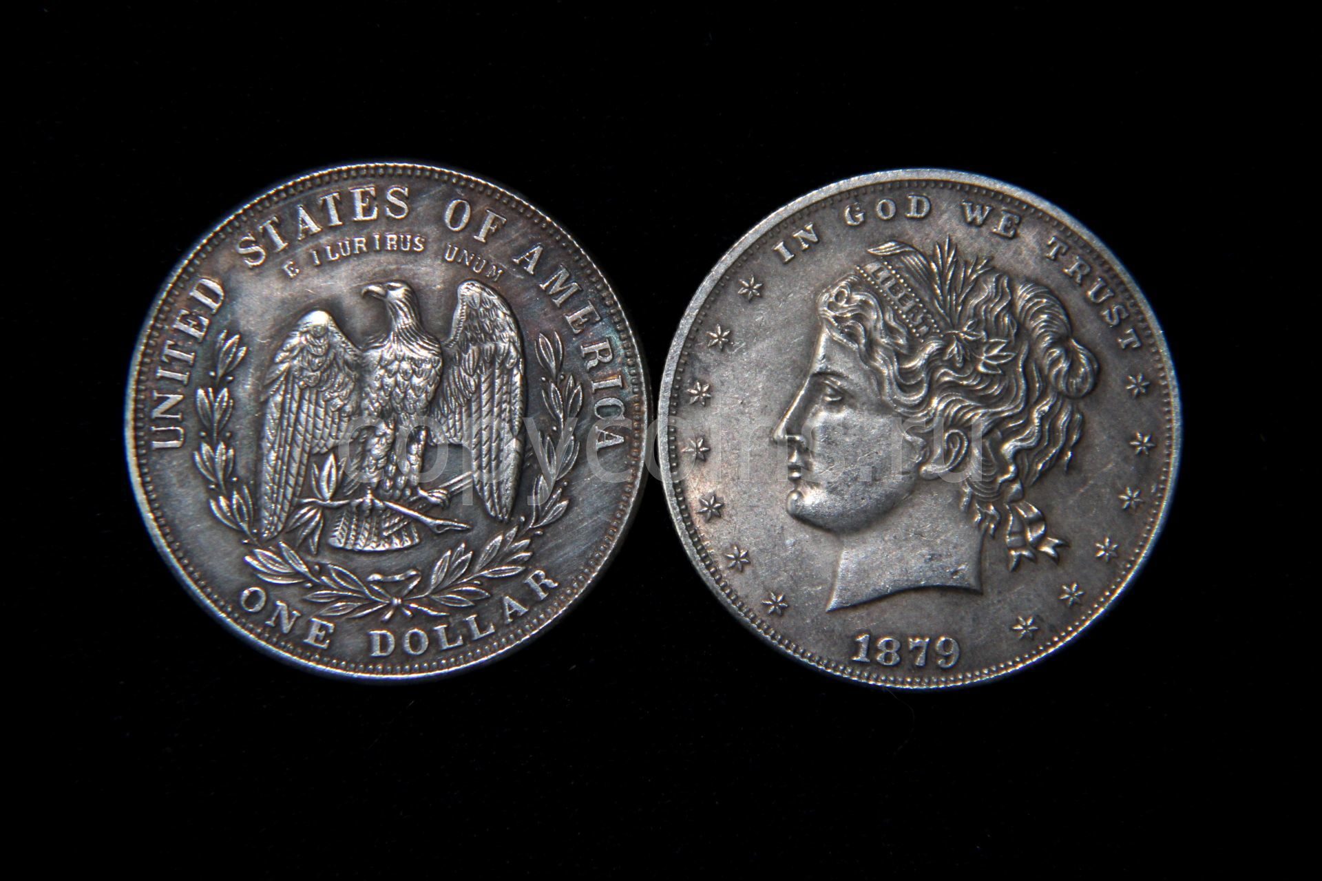 1 dollar 1879 год E Pluribus unum