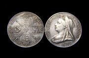 1 шиллинг 1893 год Британия серебро