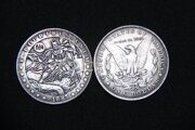 1 доллар 1887 года Хобо никель Hobo Nickel 56