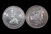 1 доллар 1881 года Хобо никель Hobo Nickel 9