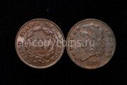Полцента 0,5 цента 1834 г. Свобода. США