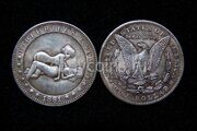 1 доллар 1881 года Хобо никель Hobo Nickel 25