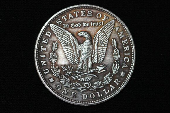 Х526 1 доллар 1888 года Американский орел 1 (3)