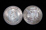 1 доллар 1881 года Хобо никель Hobo Nickel 28