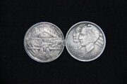 50 центов 1937 года. S. США. 100 лет штату Арканзас