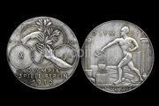 Медаль В память Олимпийских игр Берлин 1936 год Олимпиада Карл Гетц Германия Рейх Копия посеребрение