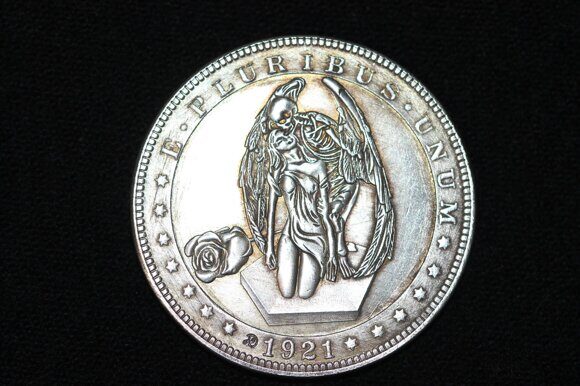 Х520 1 доллар 1921 года роза темный демон 1 (2)