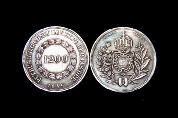 1200 рейс 1846 года Бразилия серебро