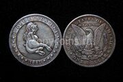 1 доллар 1881 года Хобо никель Hobo Nickel 27