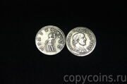 Древнеримская серебряная монета