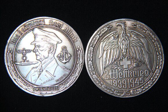 9964 Медаль Карл Дёниц 1891-1980гг. главнокомандующий немецкого военно-морского флота во Второй мировой войне 1 (1)