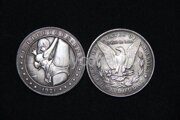 1 доллар 1921 года Хобо никель Hobo Nickel 81